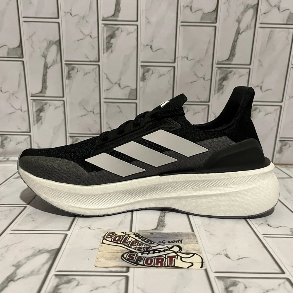 New Adidas Ultraboost 5X Ultra Boost Running Shoes Black Grey White Training